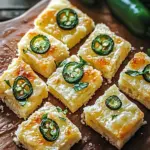 Spicy Jalapeño Cheese Squares for Irresistible Snacking Jalapeño Cheese Squares