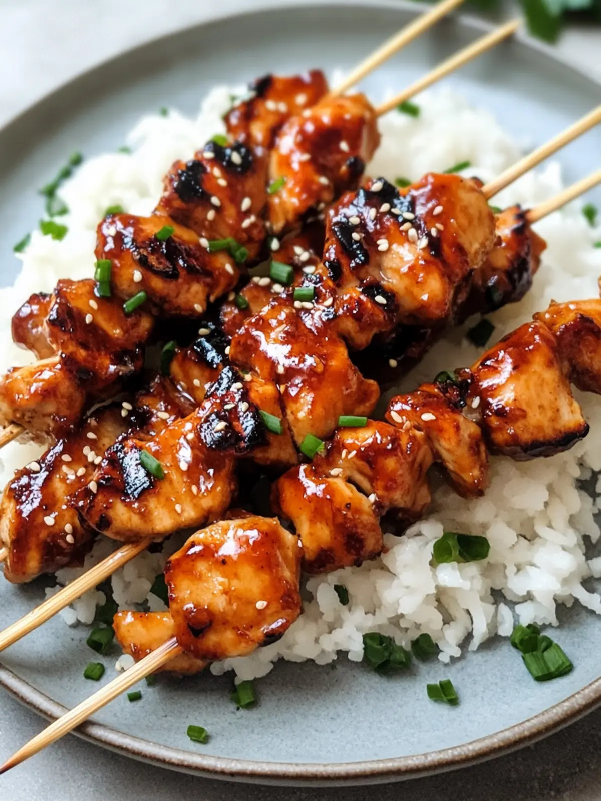 Korean Chicken Skewers