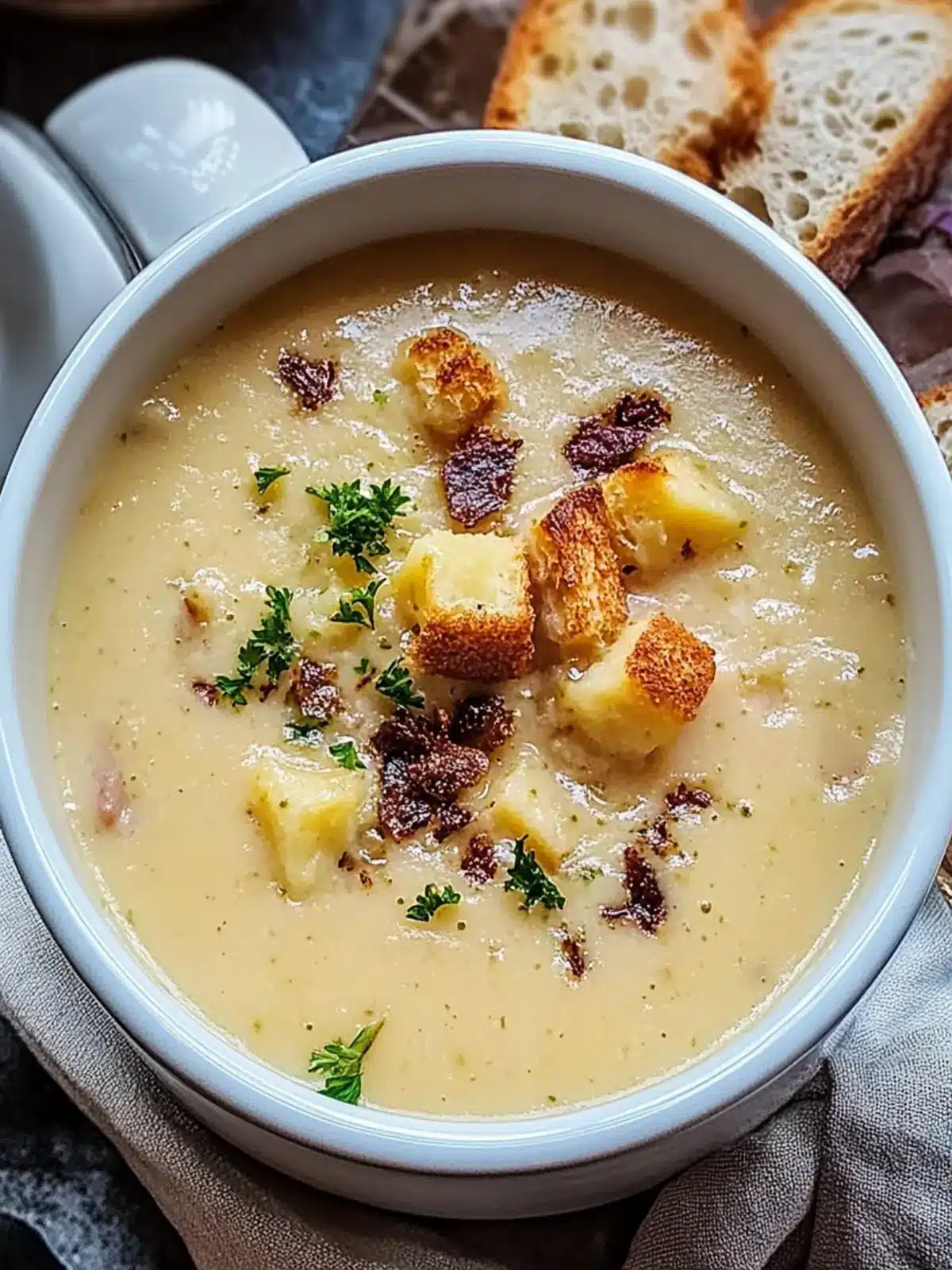 Savory Monte Cristo Soup with Sweet Raspberry Twist Monte Cristo Soup