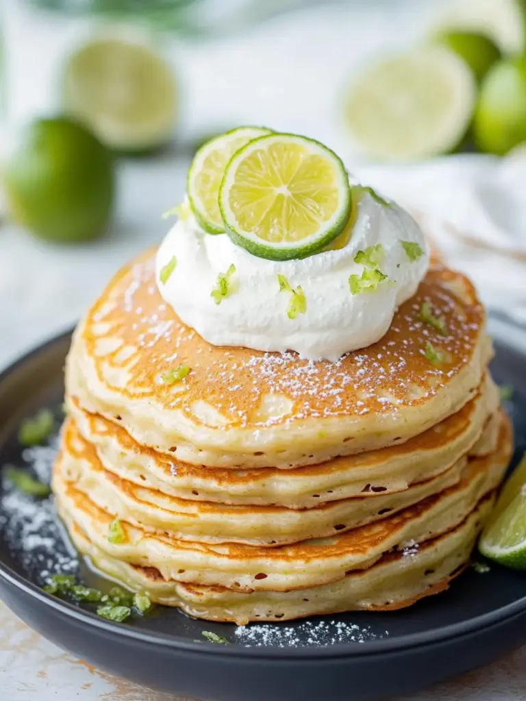 Key Lime Pie Pancakes