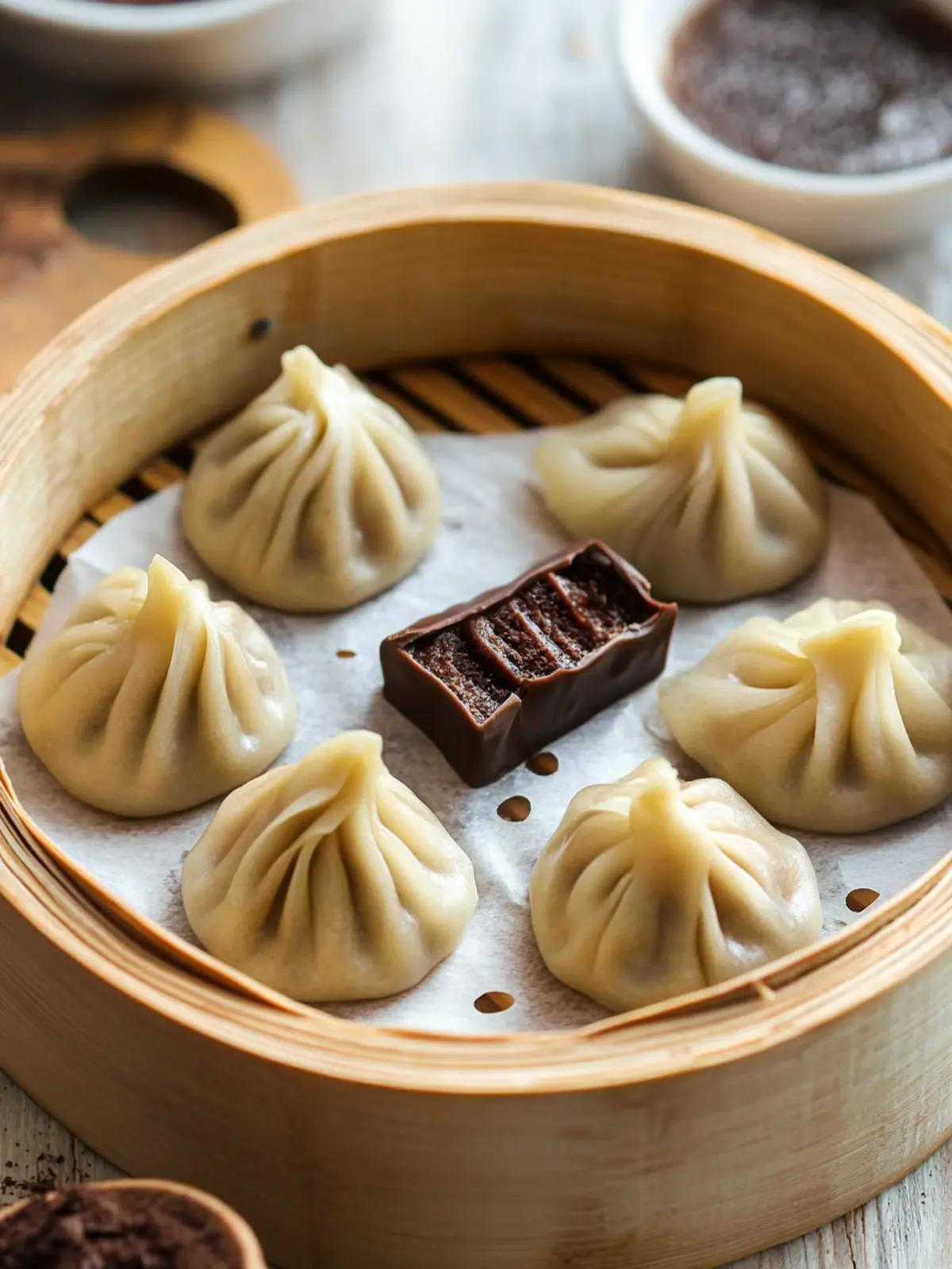 Irresistible Chocolate Dumplings with Strawberry Bliss Sauce Chocolate Dumplings