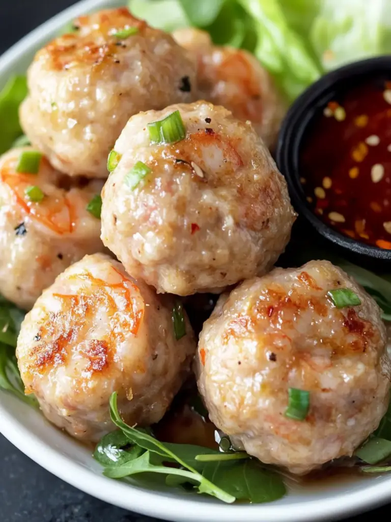 Pork and Shrimp Meatballs