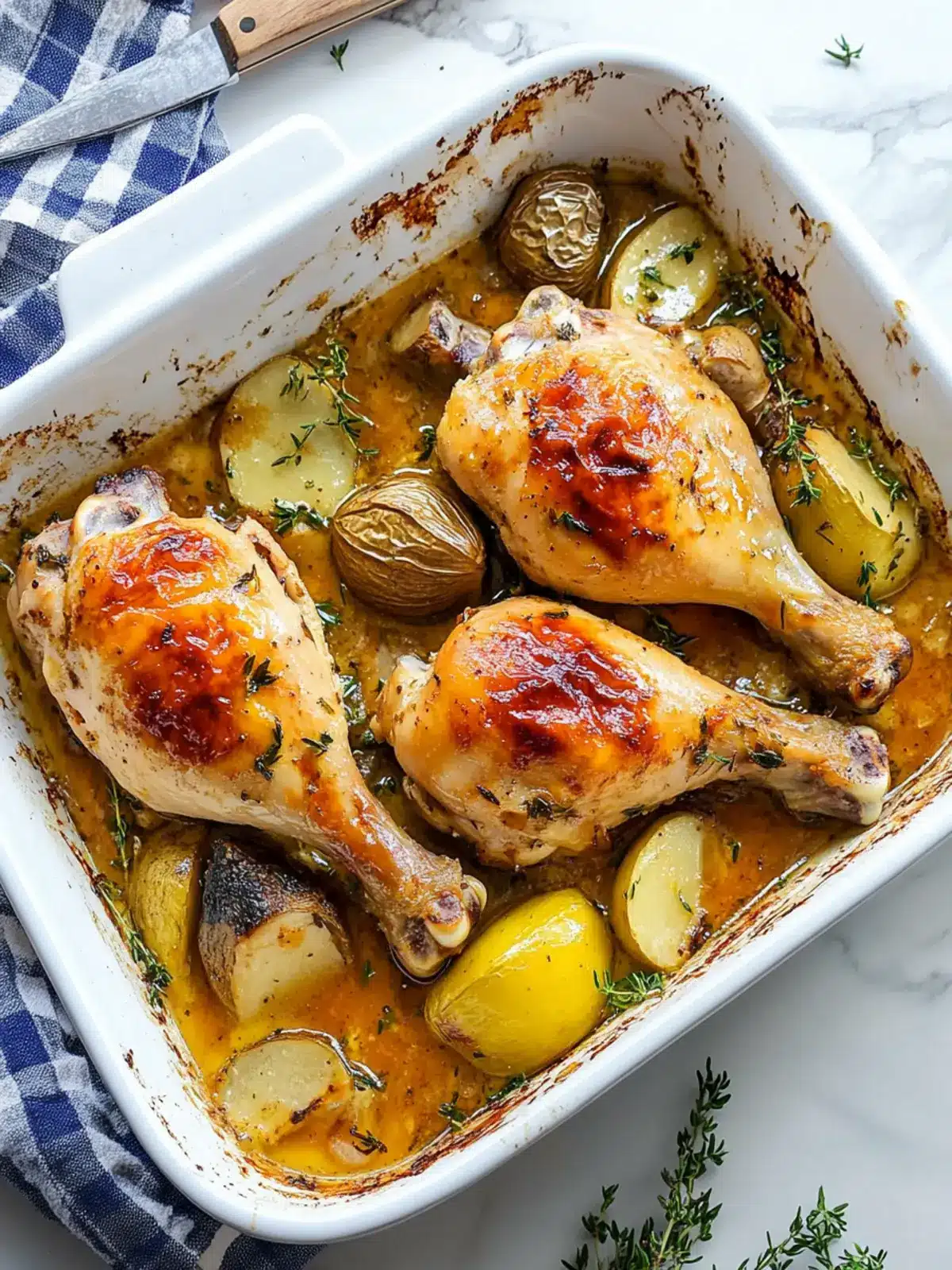 Savory Oven-Roasted French Garlic Chicken Your Family Will Love Oven-Roasted French Garlic Chicken