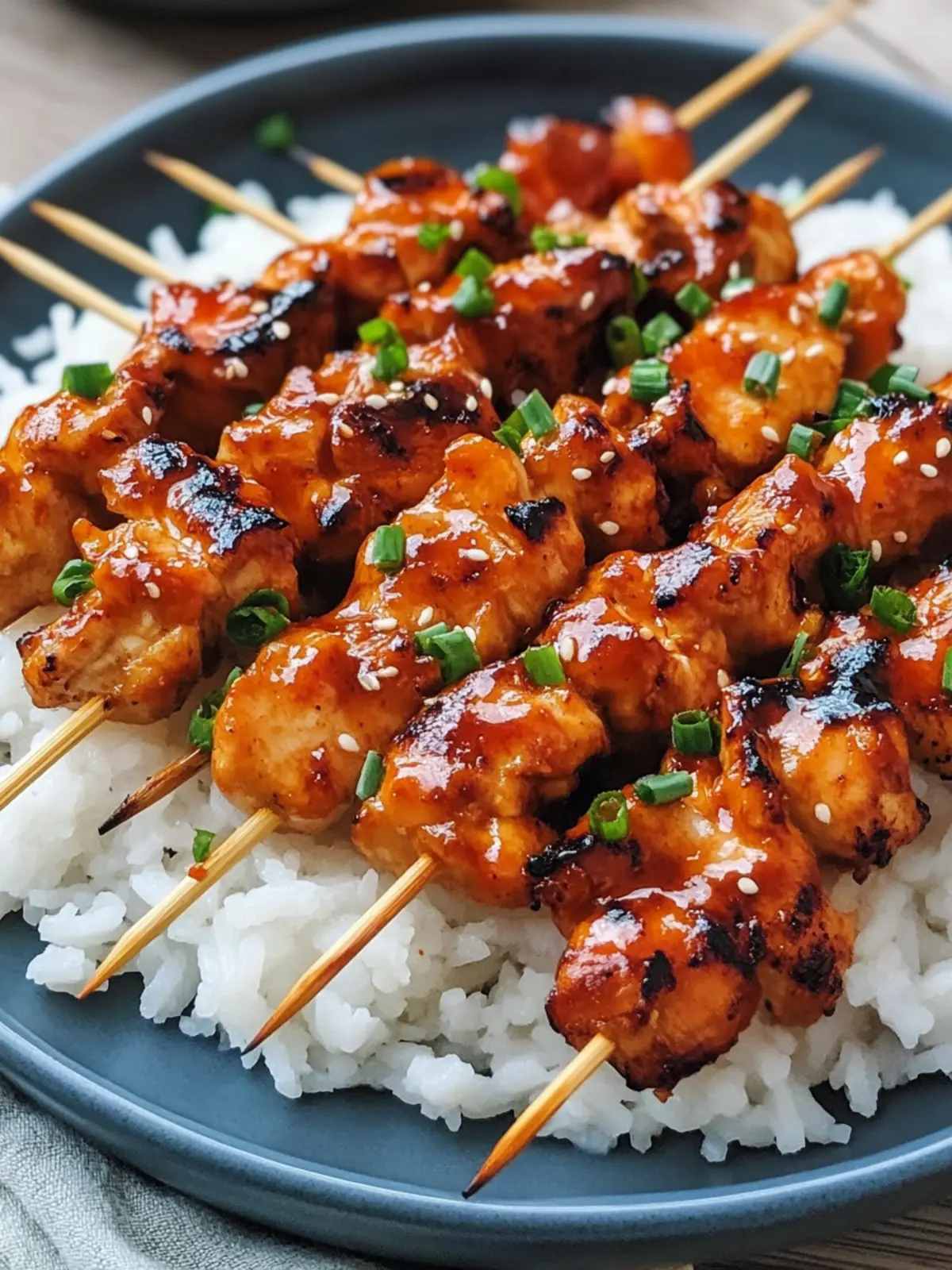 Korean Chicken Skewers