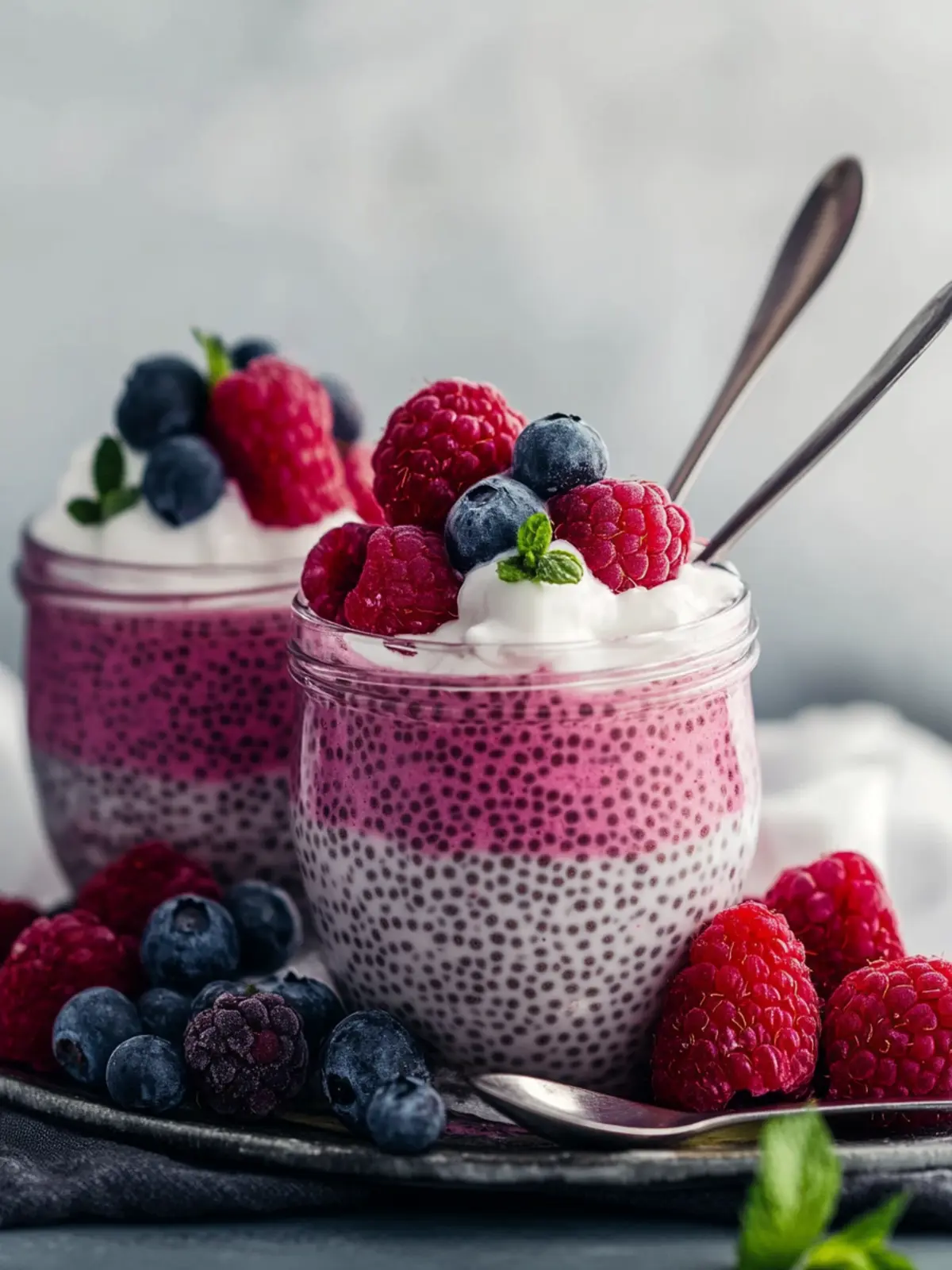 Raspberry Chia Pudding: A Quick and Creamy Delight Raspberry Chia Pudding