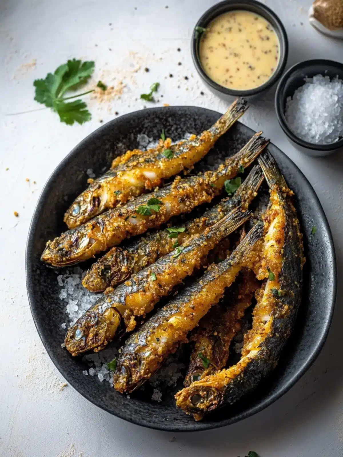 Delicious Moroccan Fried Sardines with Chermoula Recipe Moroccan Fried Sardines with Chermoula