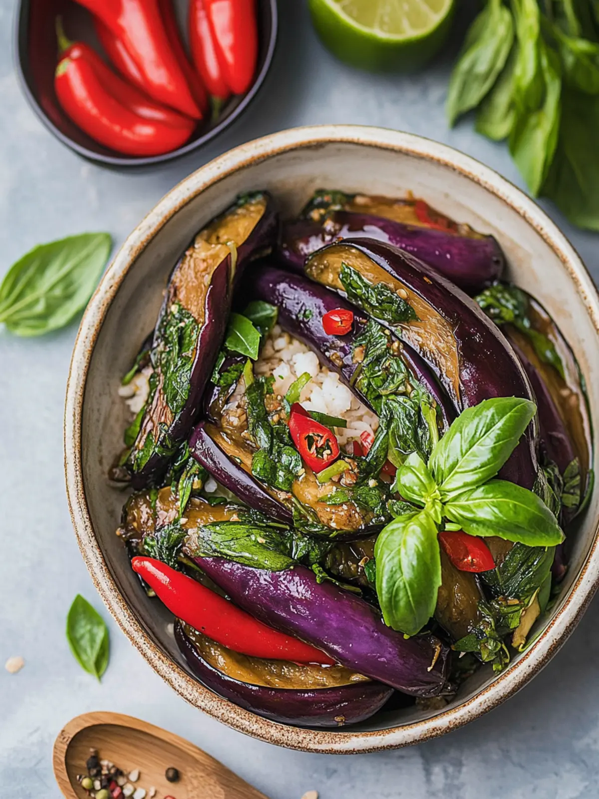 Savory Thai Basil Eggplant That'll Spice Up Your Dinner! Thai Basil Eggplant