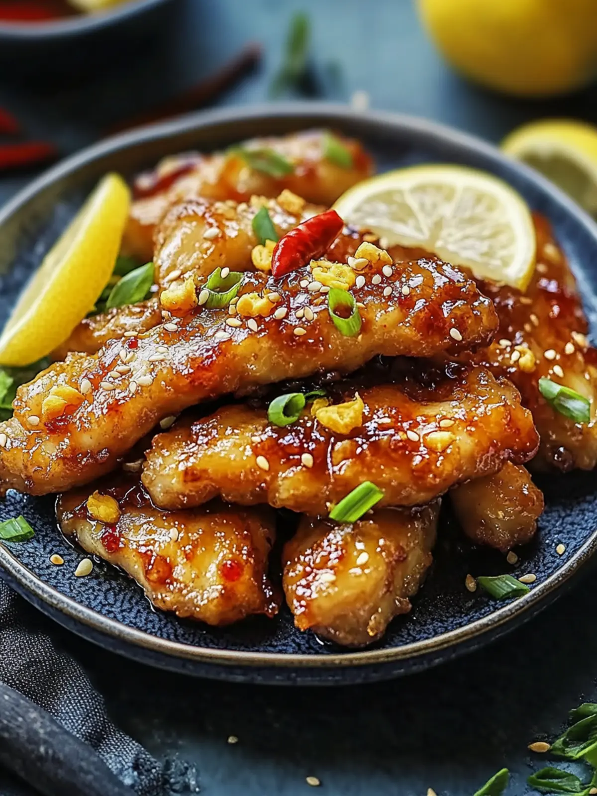 Crispy Chinese Lemon Fish
