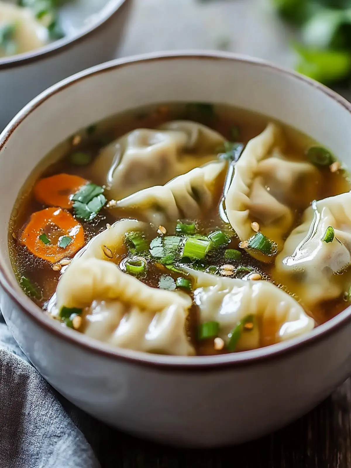 Delicious Homemade Potsticker Soup Ready in 25 Minutes Potsticker Soup