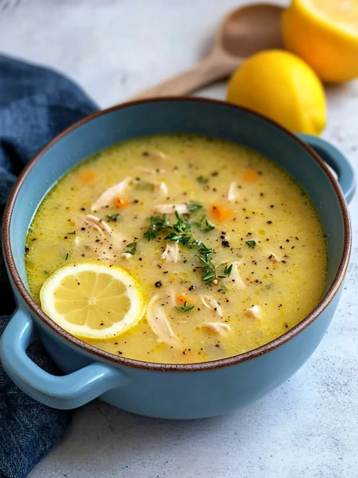Brighten Your Day with Homemade Lemon Chicken Soup Lemon Chicken Soup