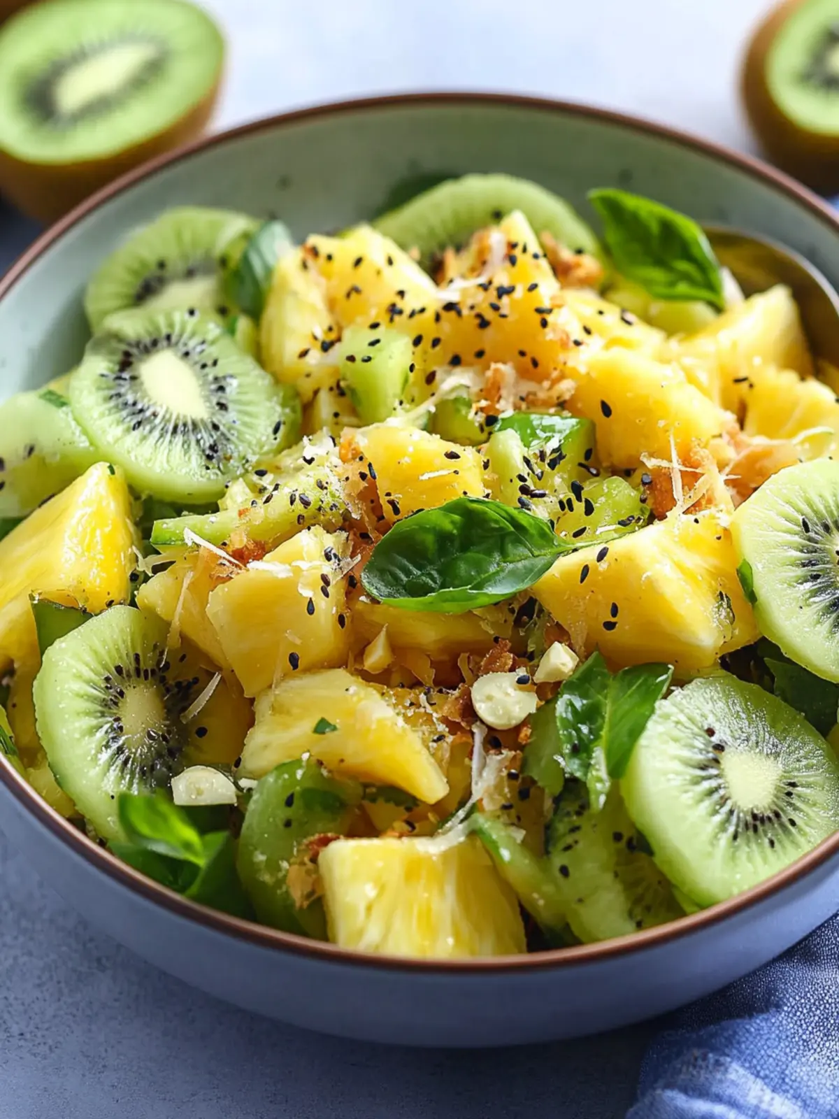 Pineapple Kiwi Salad That’s Refreshing and Full of Flavor Pineapple Kiwi Salad
