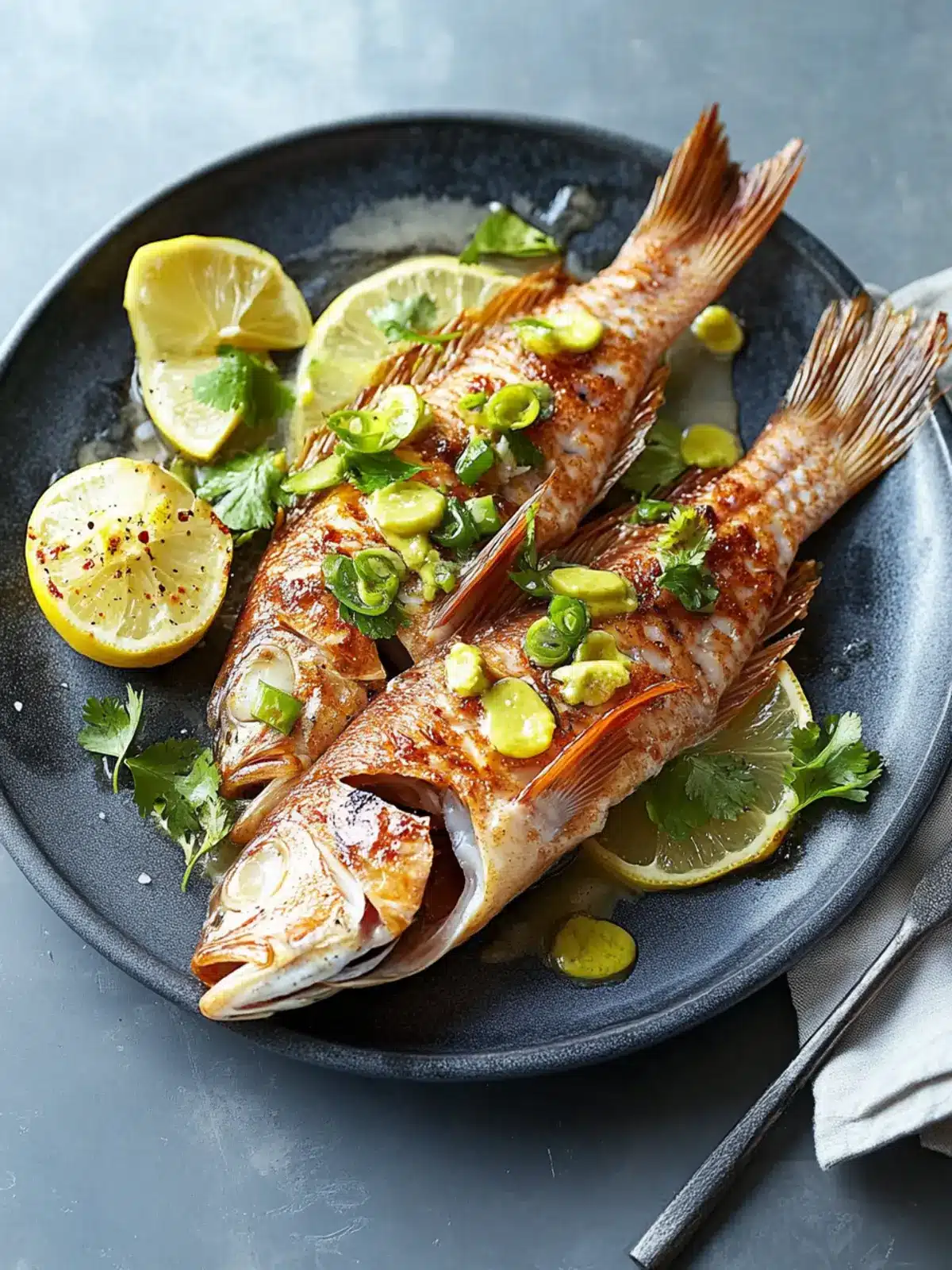 Ginger And Miso Baby Snapper