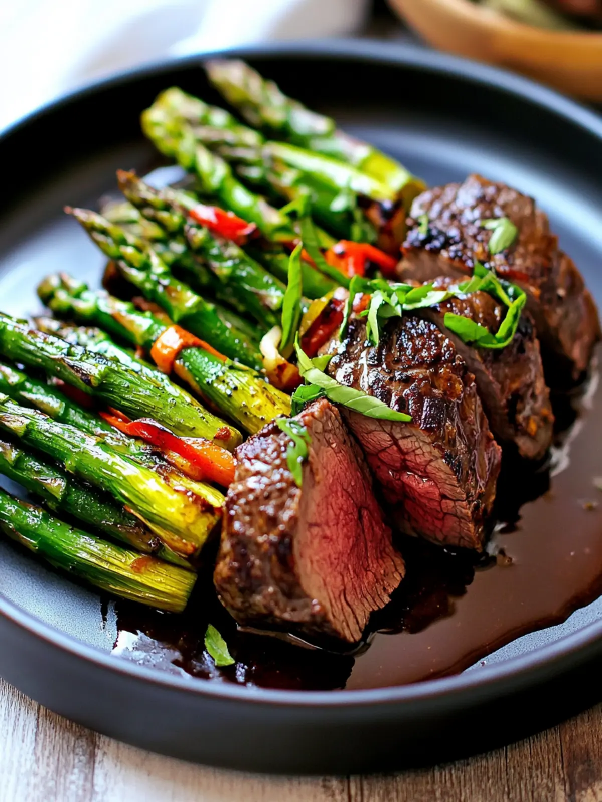Juicy Air Fried Steak and Asparagus Bundles You’ll Love Air Fried Steak and Asparagus Bundles
