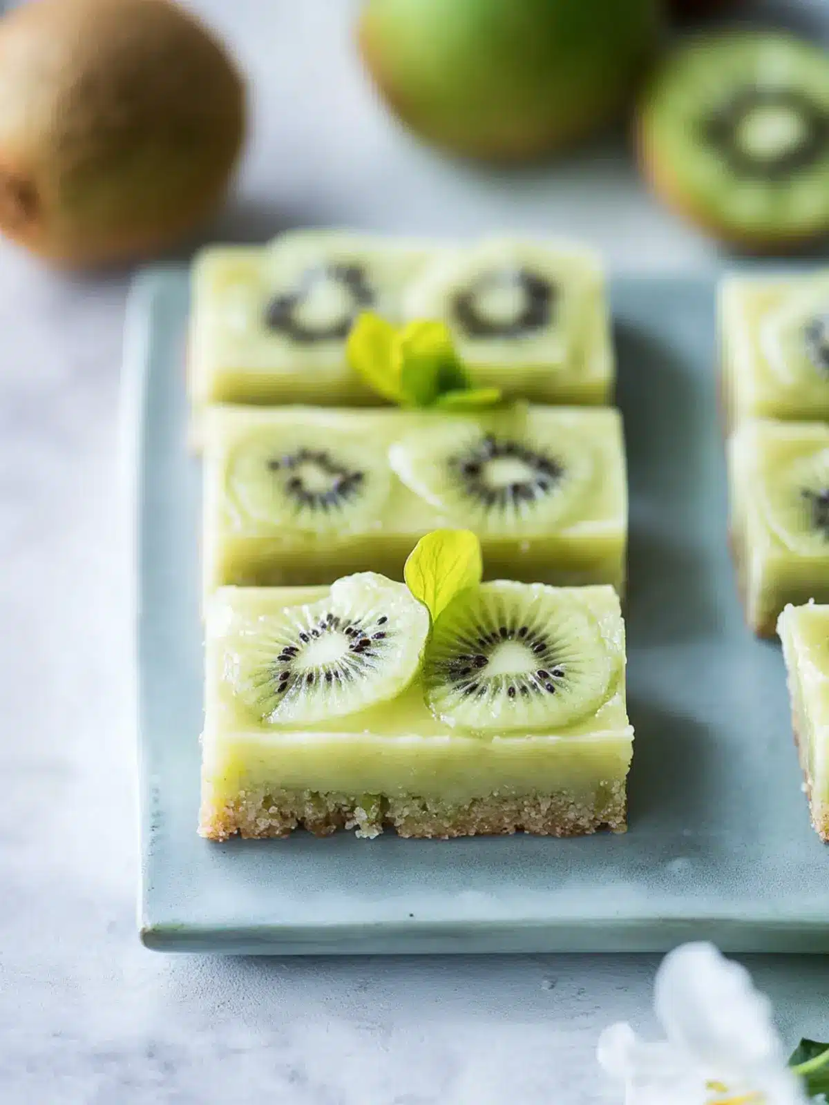Refreshing Kiwi Bars for a Fun Tropical Twist Kiwi Bars