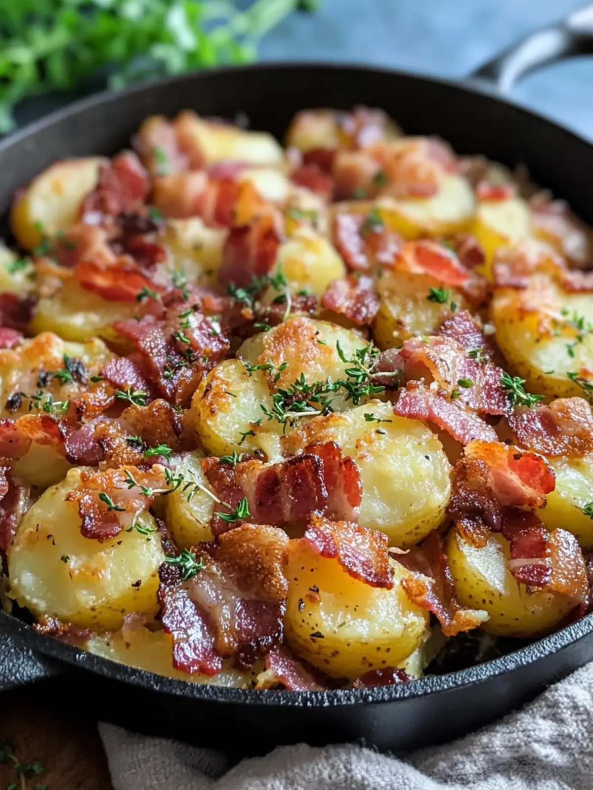 Delicious Irish Bacon Potato Skillet for Cozy Nights Irish Bacon Potato Skillet