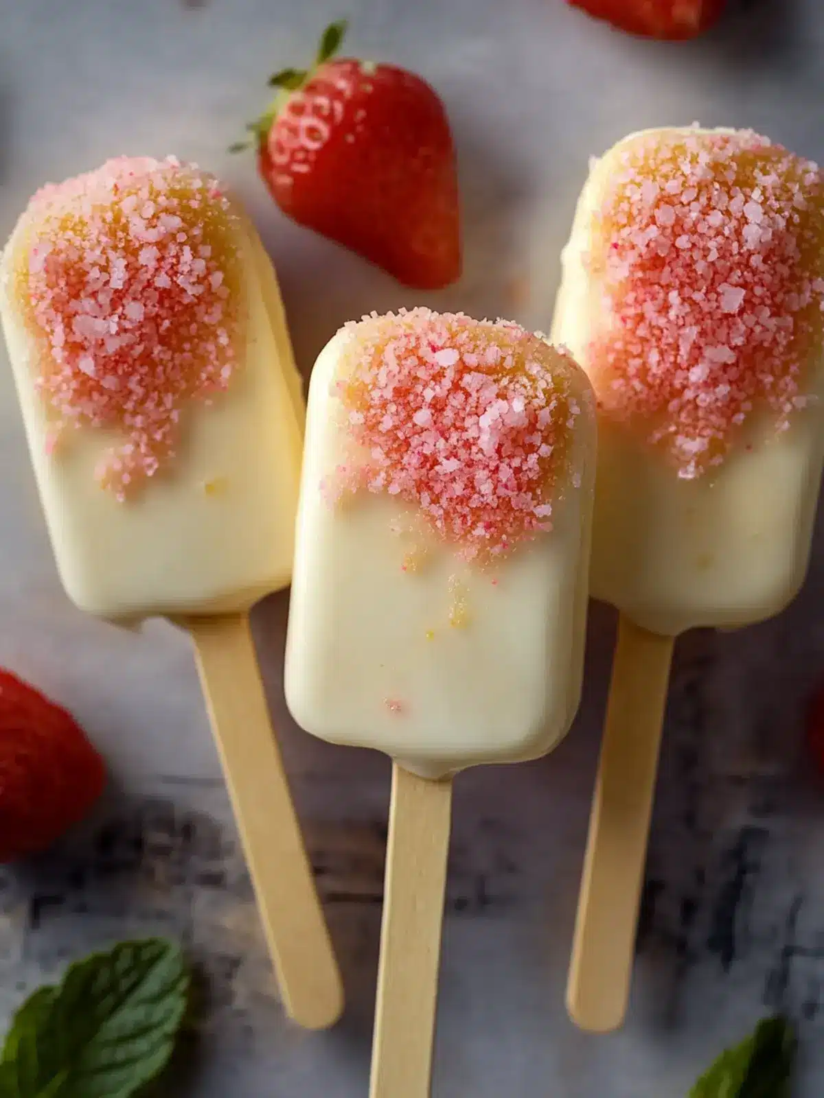 Strawberry Cheesecake Pops – Easy No-Bake Delight! Cheesecake Pops
