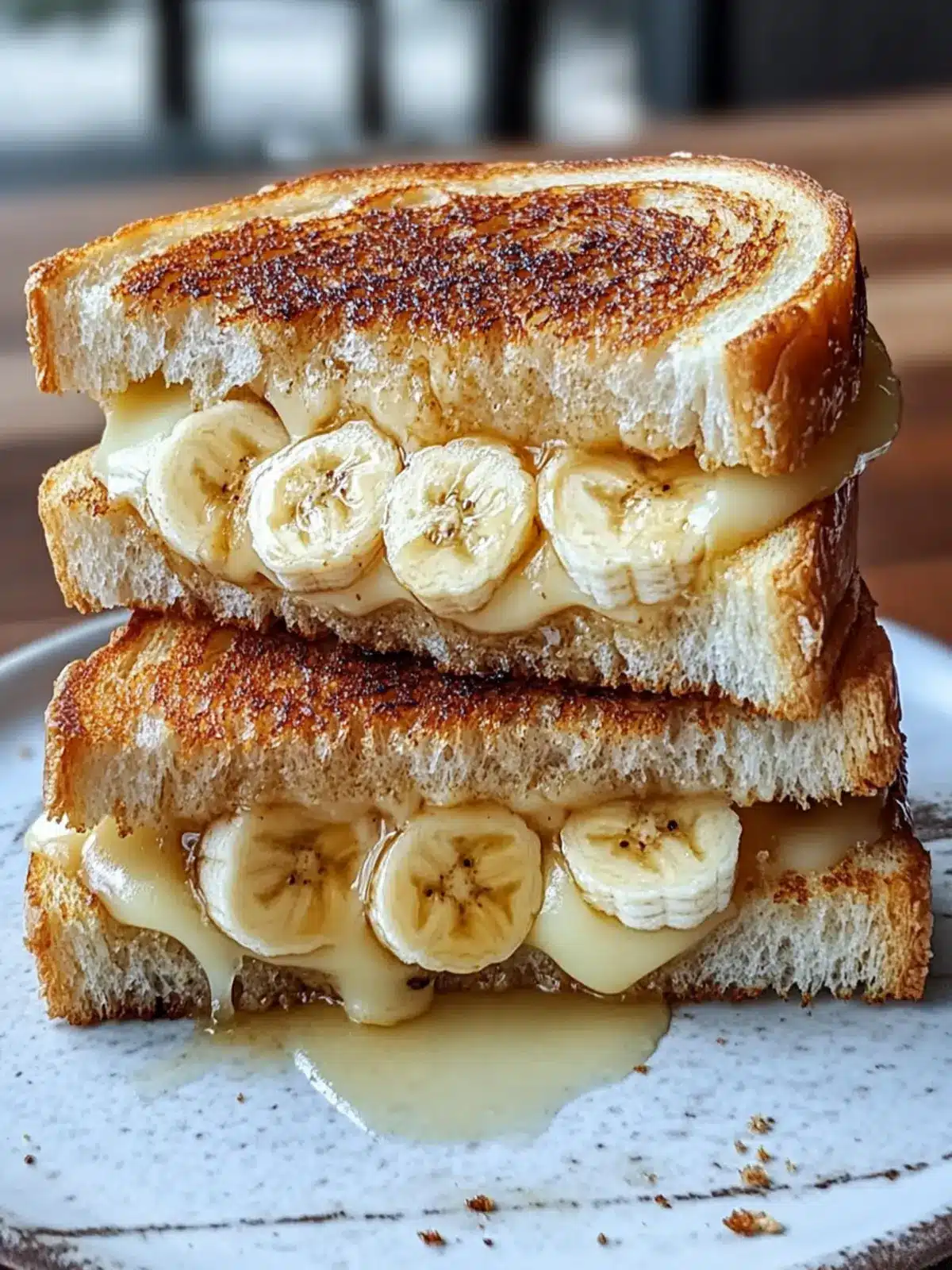 Honey Banana Grilled Cheese Sandwich for a Cozy Breakfast Treat Honey Banana Grilled Cheese Sandwich
