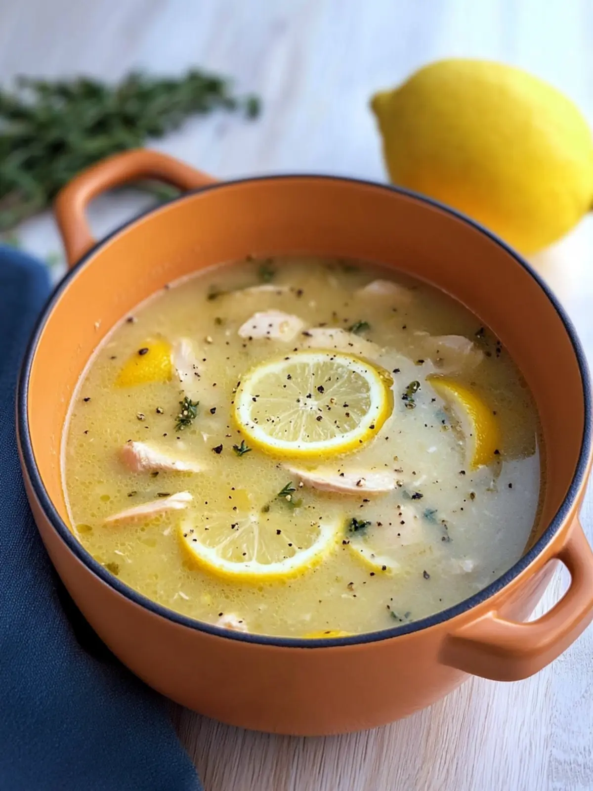 Brighten Your Day with Homemade Lemon Chicken Soup Lemon Chicken Soup