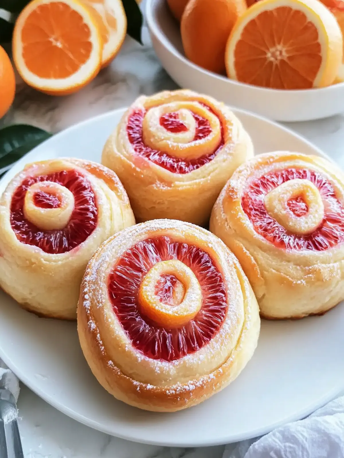 Irresistible Blood Orange Sweet Rolls for a Zesty Treat Blood Orange Sweet Rolls