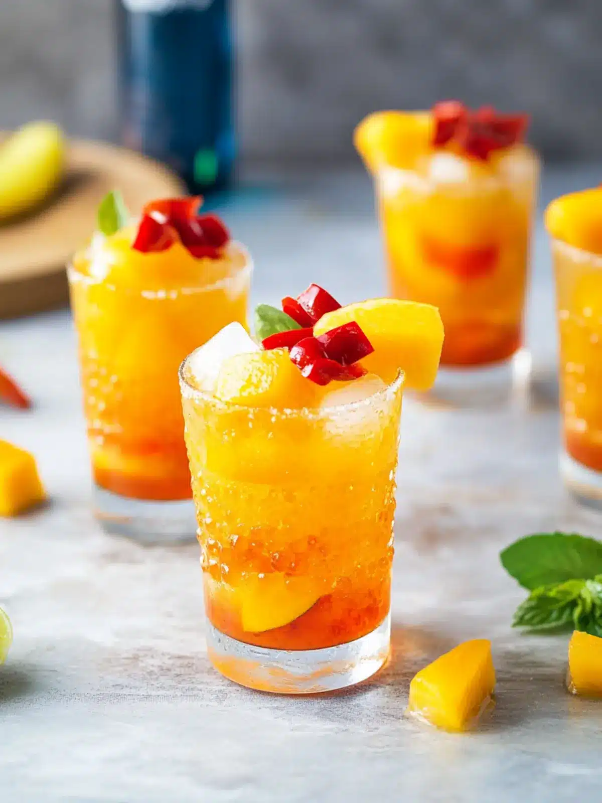 Chile Mango Mexican Candy Shots