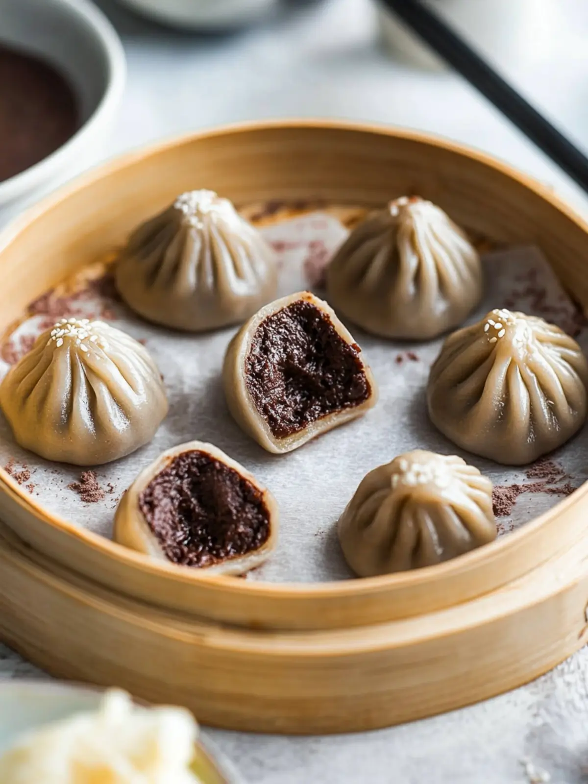 Irresistible Chocolate Dumplings with Strawberry Bliss Sauce Chocolate Dumplings