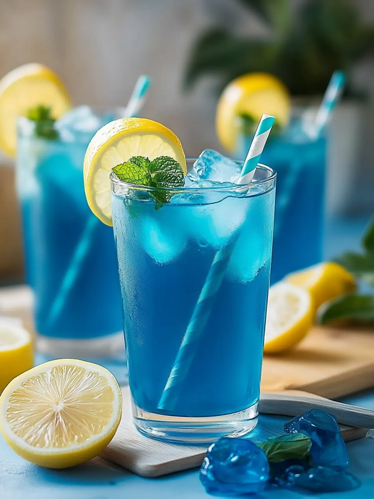 Revitalize Your Day with Refreshing Blue Spirulina Lemonade Blue Spirulina Lemonade
