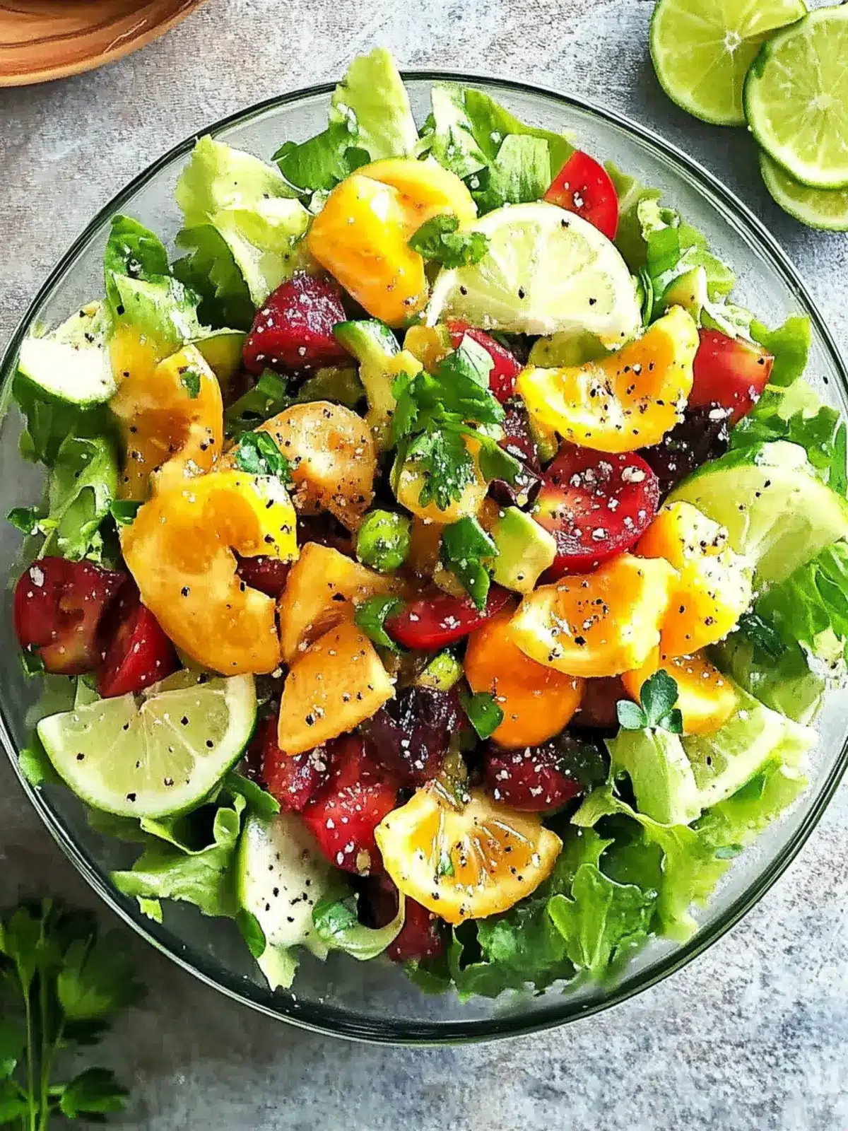 Discover Caribbean Salad with Honey Lime Dressing Bliss Caribbean Salad with Honey Lime Dressing