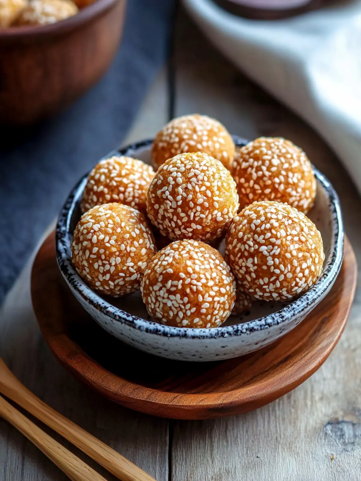 Sweet Potato Sesame Balls