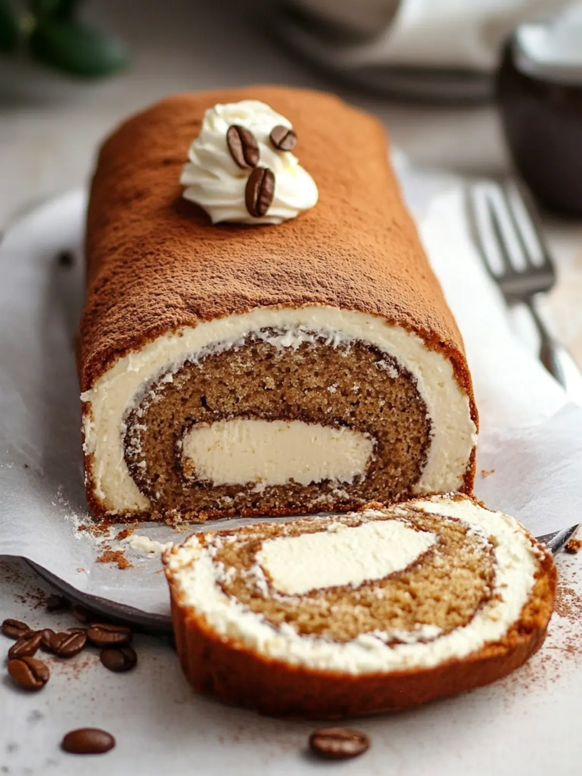 Irresistible Coffee Swiss Roll for Your Next Sweet Treat Coffee Swiss Roll