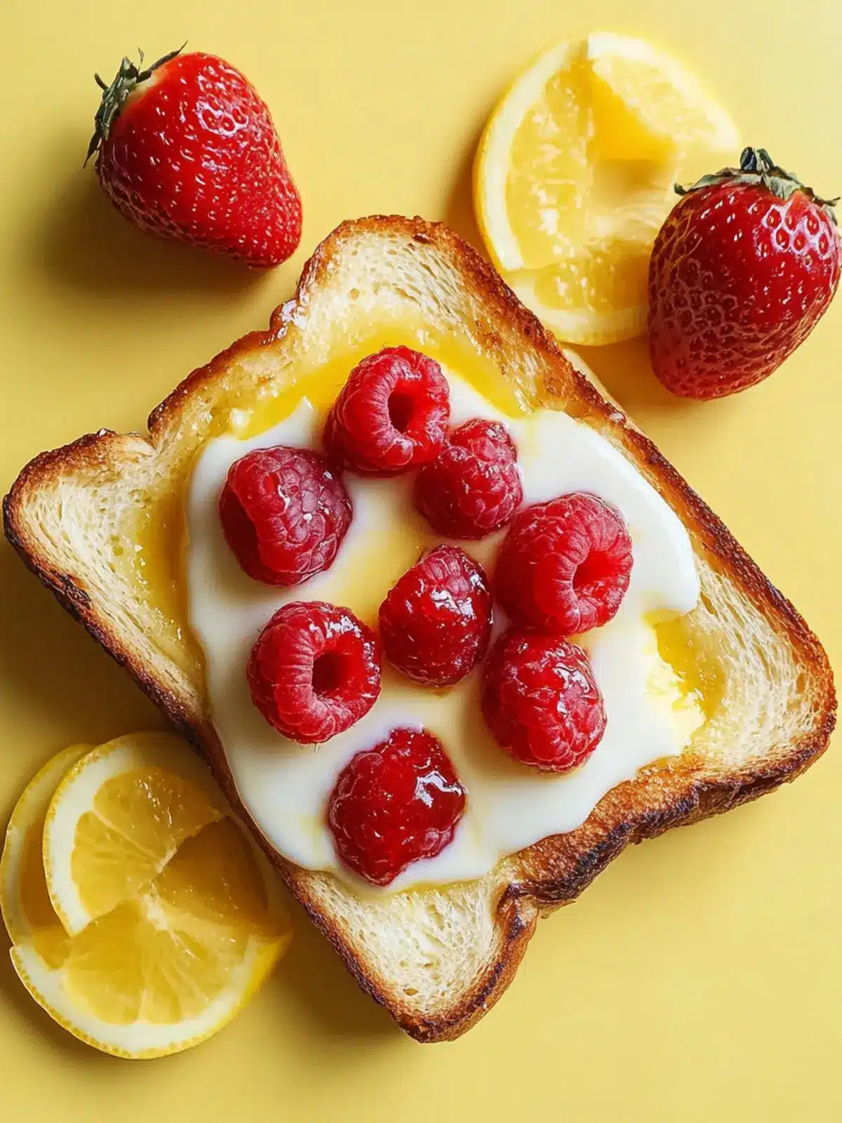Custard Yogurt Toast