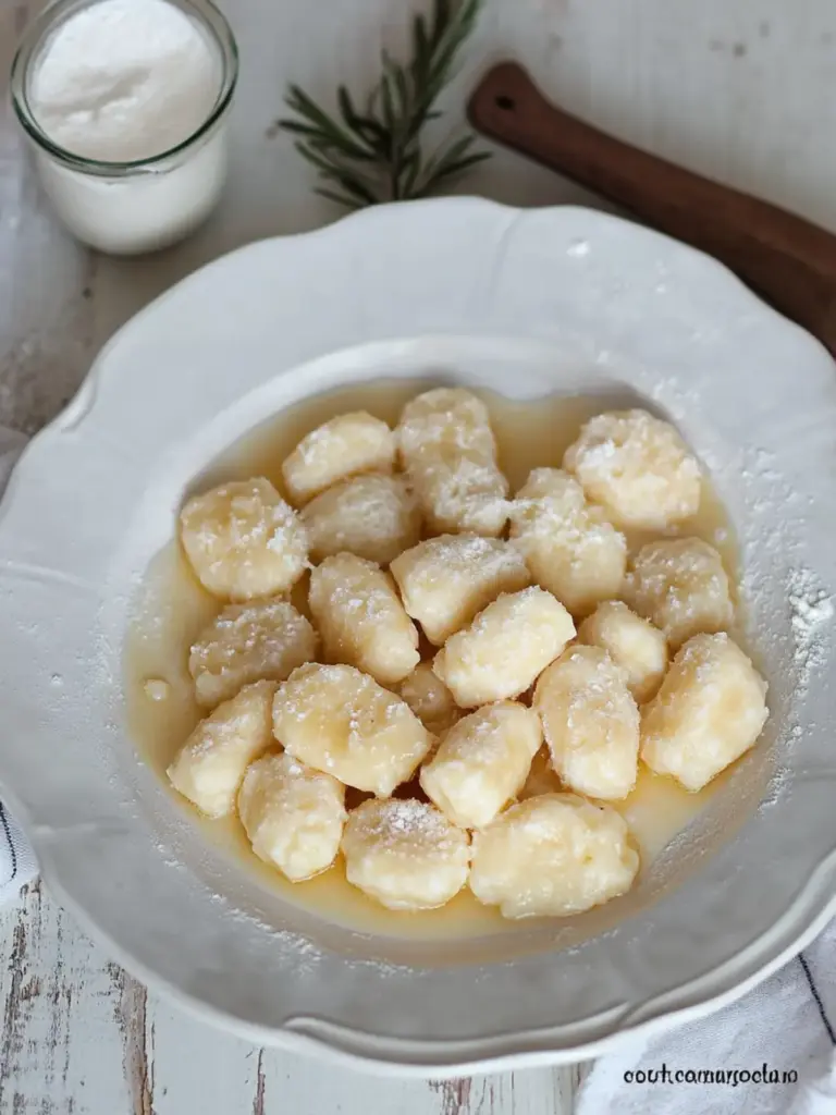 Lemon and Mascarpone Gnocchi