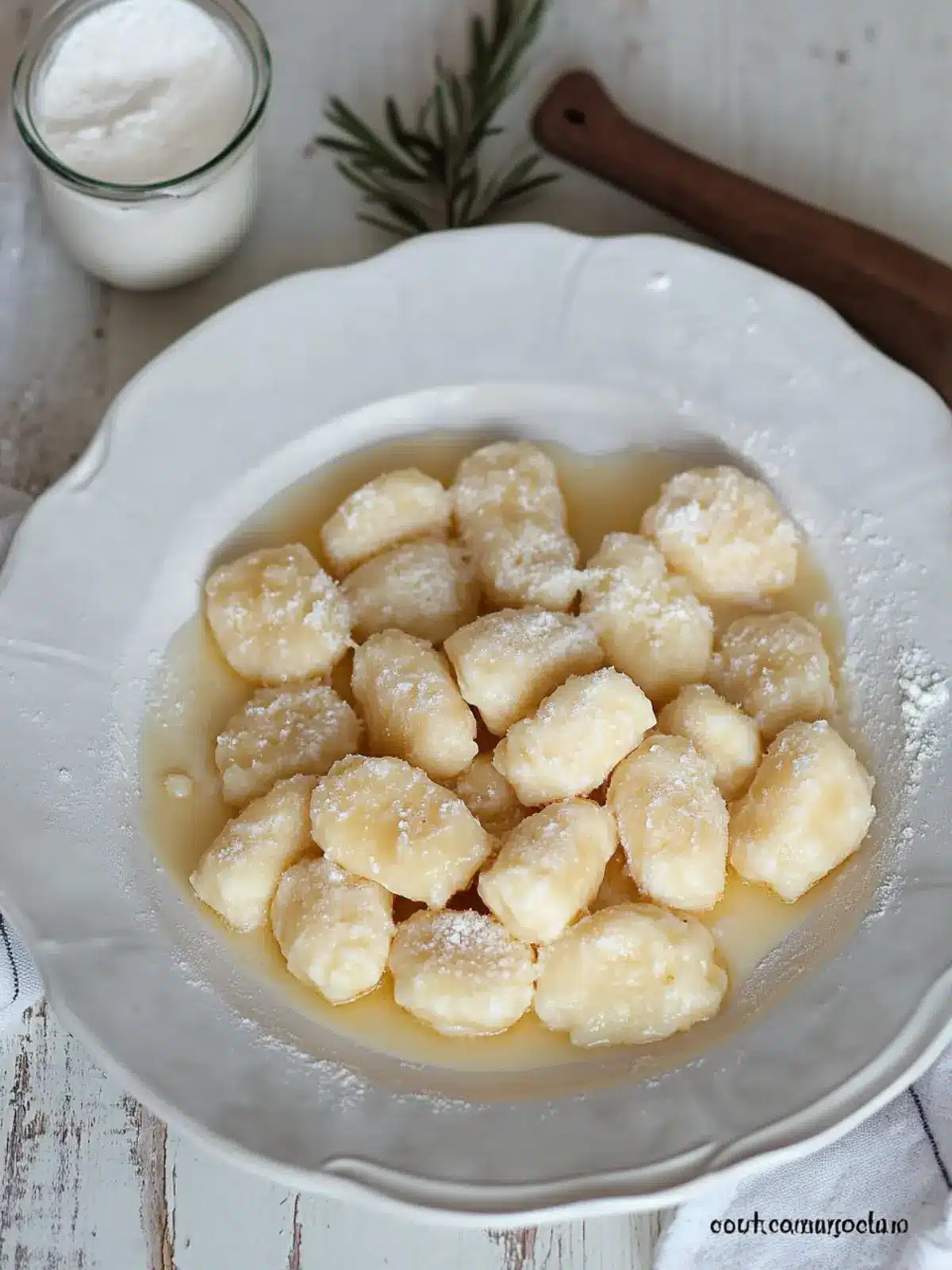 Irresistible Lemon and Mascarpone Gnocchi with Rosemary Bliss Lemon and Mascarpone Gnocchi