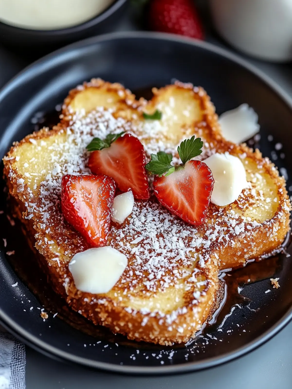 Irresistibly Crunchy Coconut Crusted French Toast Recipe Coconut Crusted French Toast