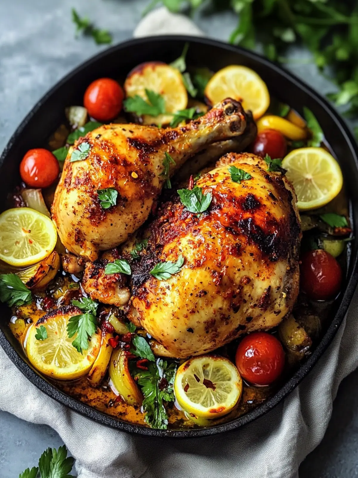 Calabrian Chili Roasted Chicken
