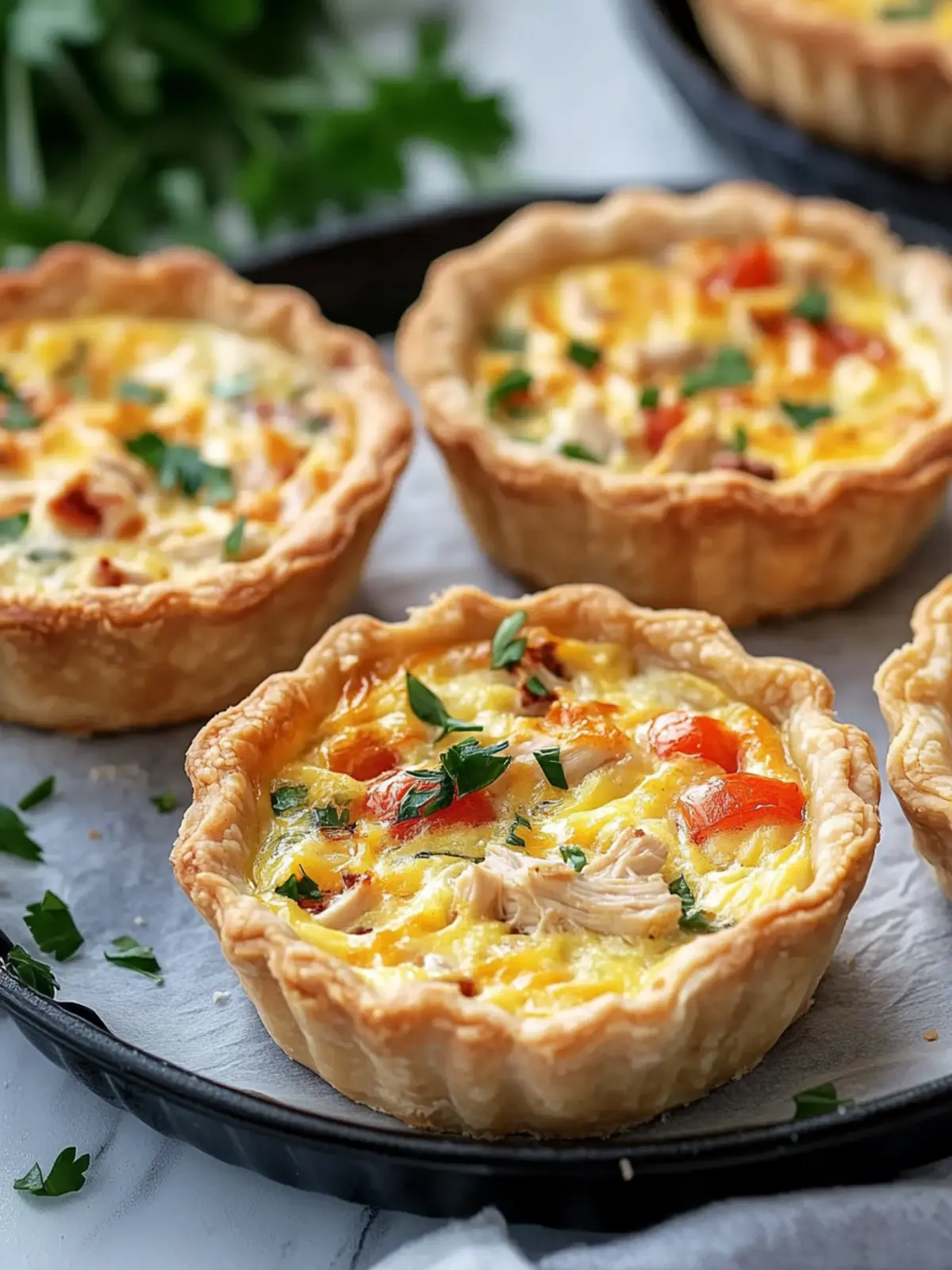 Savory Mini Chicken Quiche for Busy Brunch Lovers Mini Chicken Quiche