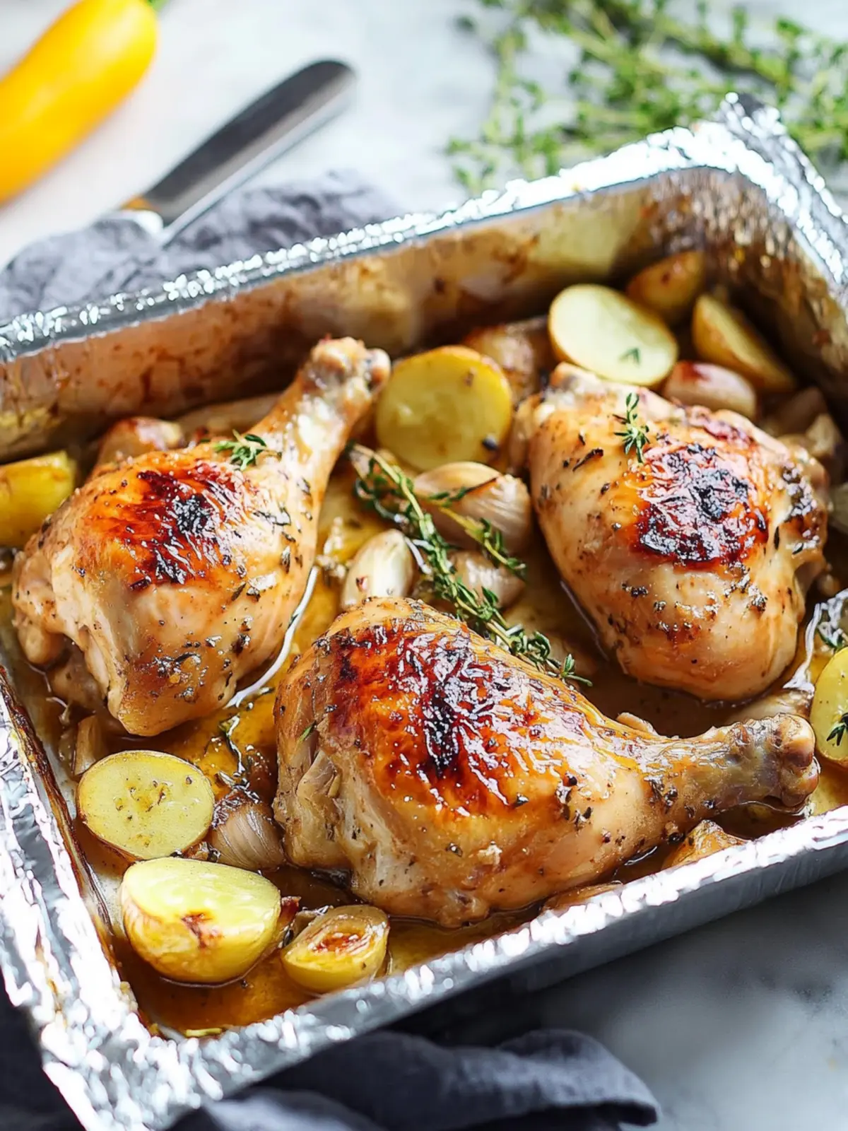 Savory Oven-Roasted French Garlic Chicken Your Family Will Love Oven-Roasted French Garlic Chicken