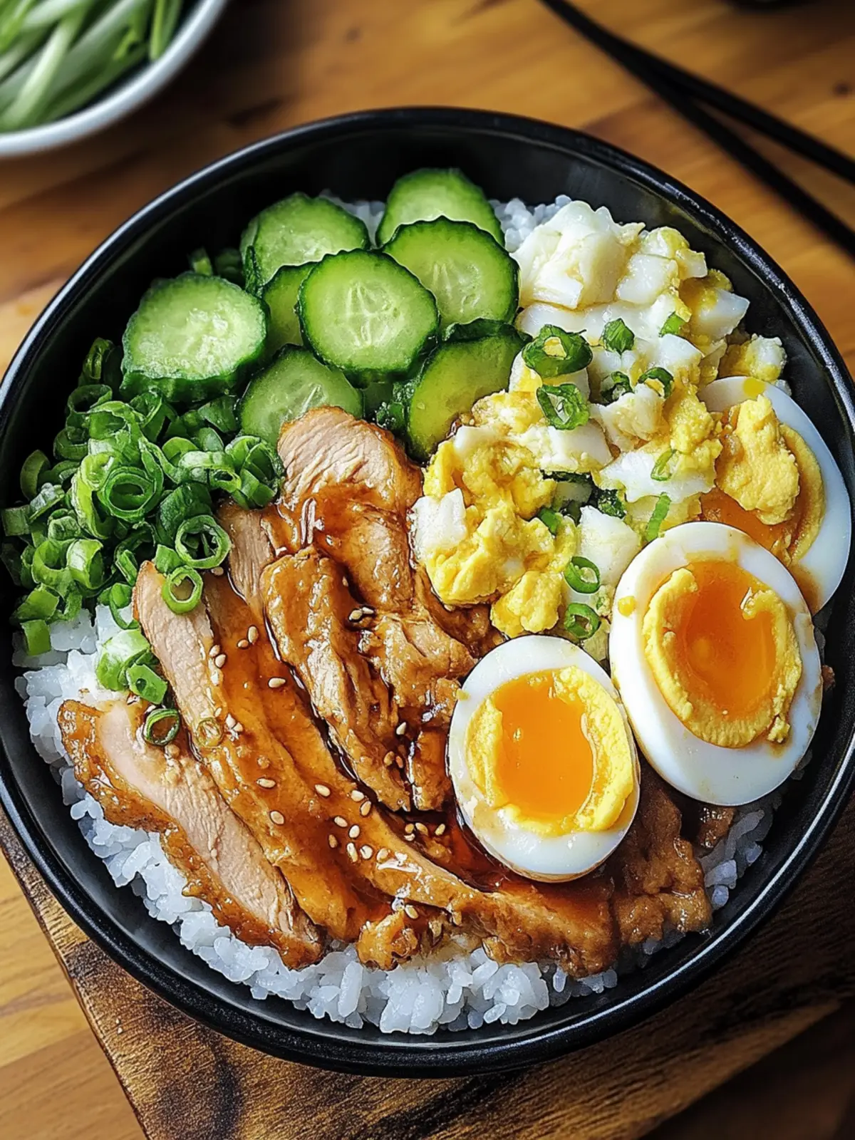 Savory Japanese Chicken and Egg Rice Bowl in 20 Minutes Japanese Chicken and Egg Rice Bowl