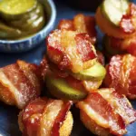 Smoked Bacon-Wrapped Cracker Bites with Pickles for Game Day Smoked Bacon-Wrapped Cracker Bites with Pickles