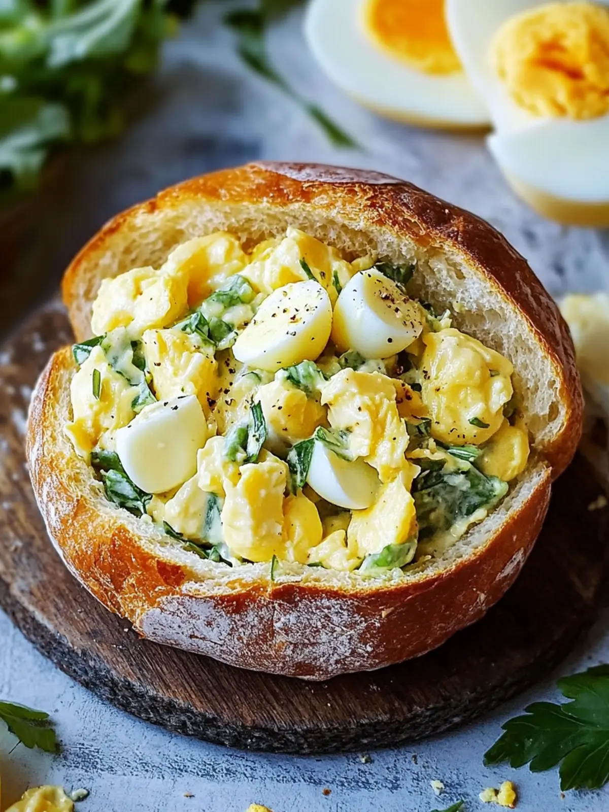 Delicious Egg Salad Cob: Your New Quick Comfort Meal Egg Salad Cob