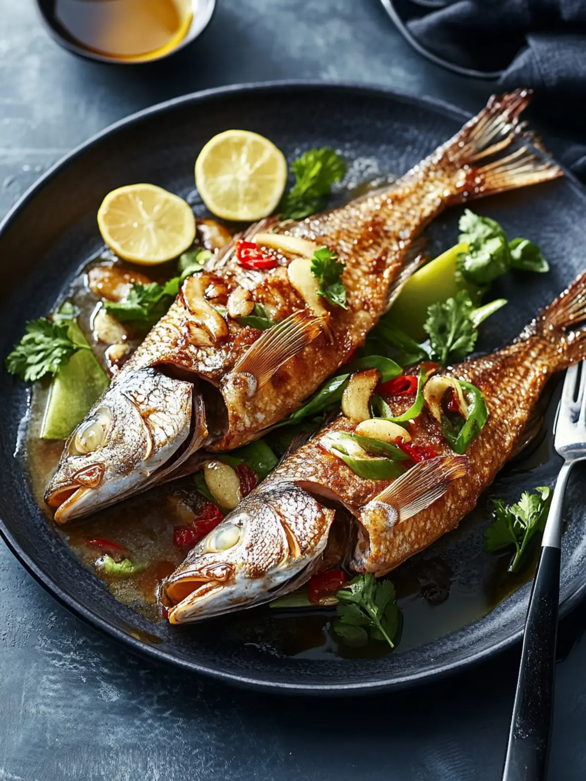 Ginger And Miso Baby Snapper