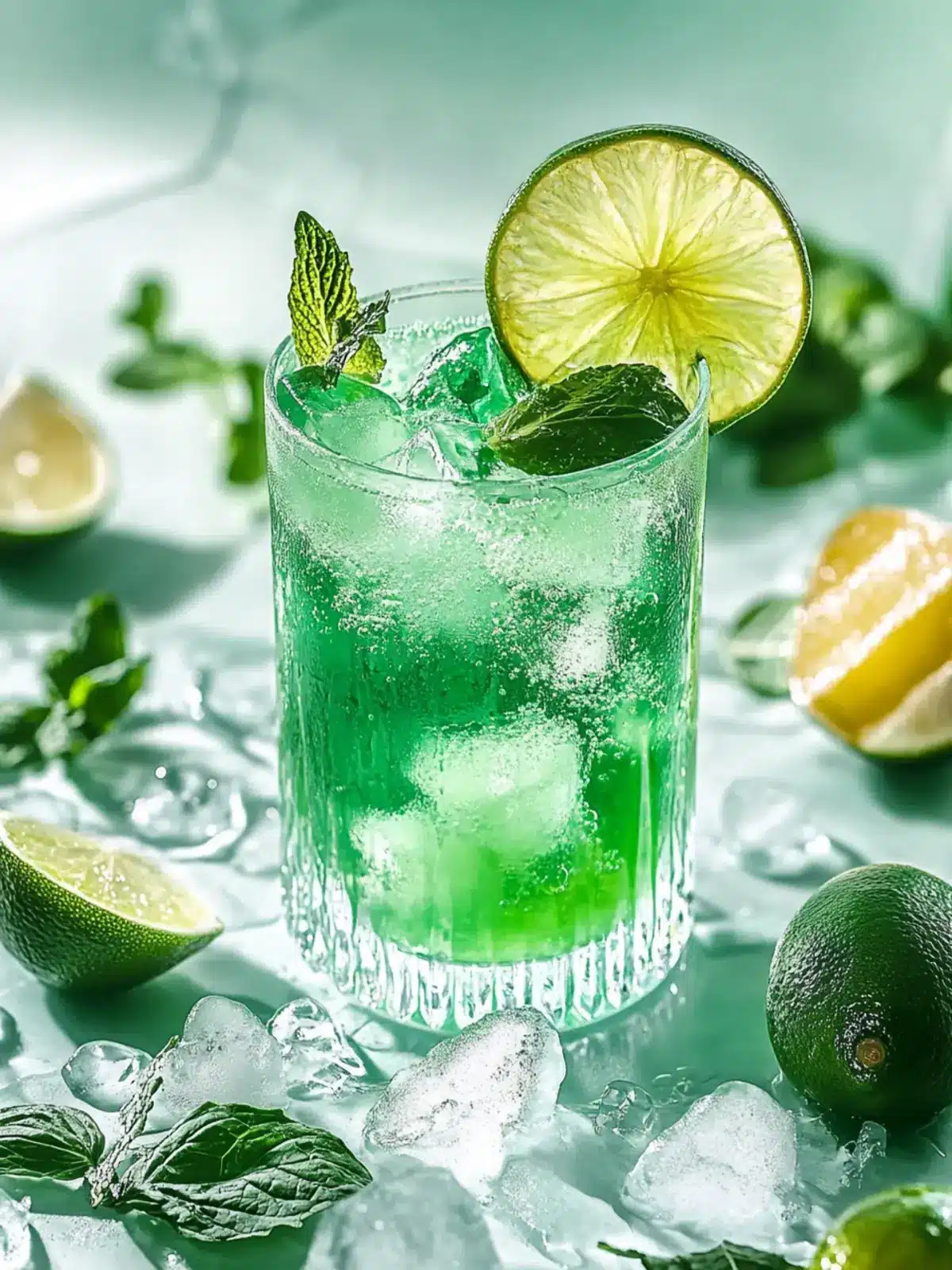 Refresh Your Day with an Emerald Sparkler Cooler Mocktail Emerald Sparkler Cooler