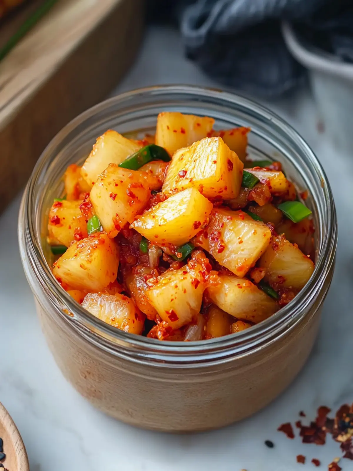 Spicy Pineapple Kimchi: A Flavor-Packed Homemade Treasure Spicy Pineapple Kimchi