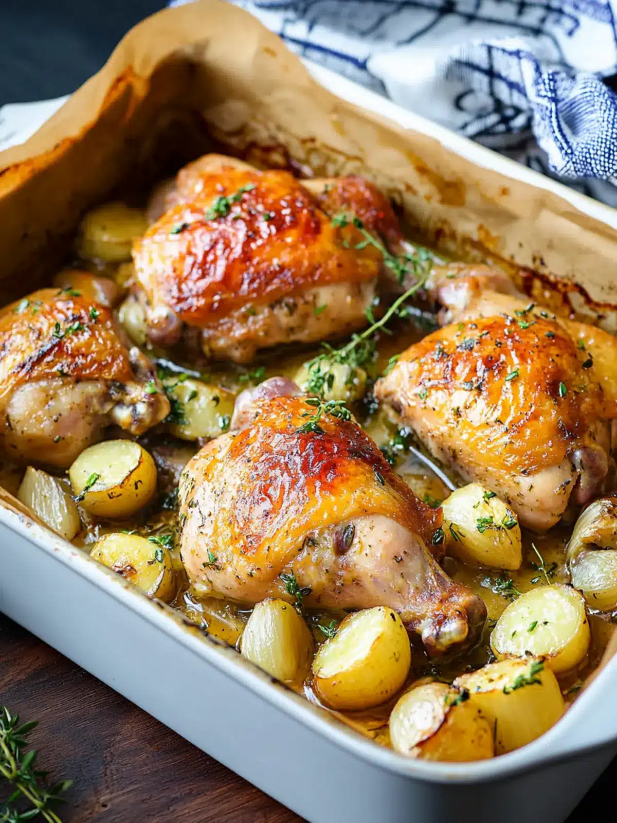 Savory Oven-Roasted French Garlic Chicken Your Family Will Love Oven-Roasted French Garlic Chicken