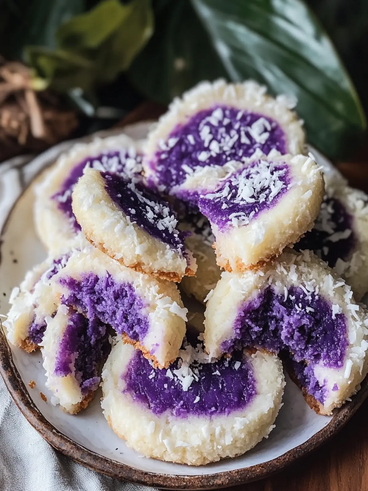 Divine Coconut Ube Besito Cookies to Satisfy Your Cravings Coconut Ube Besito Cookies