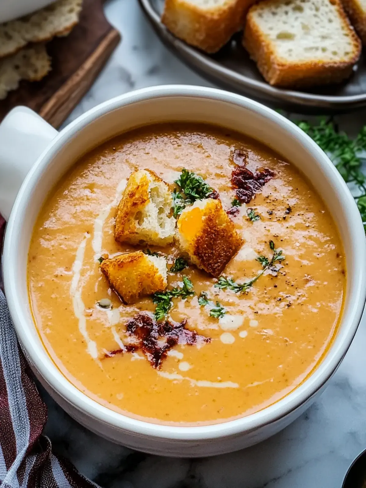 Savory Monte Cristo Soup with Sweet Raspberry Twist Monte Cristo Soup