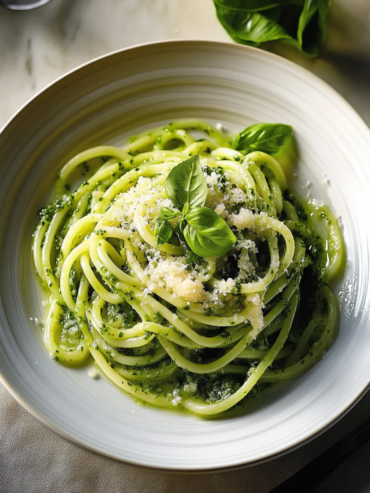 Delicious Bucatini Verde: Creamy Herb Pasta You'll Love! Bucatini Verde