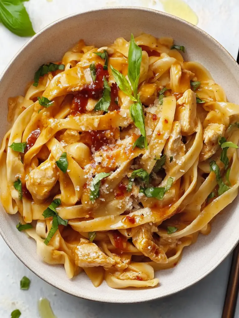 Gochujang Chicken Alfredo