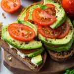 Avocado and Tomato Sandwiches