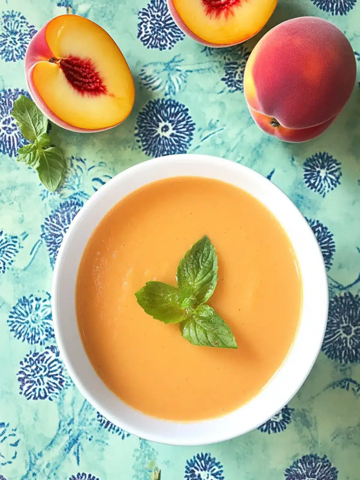Chilled Peach Soup