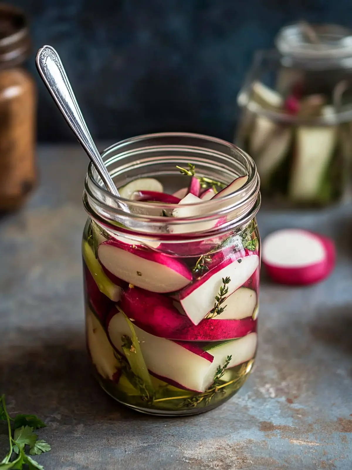 Middle Eastern Pickled Turnips